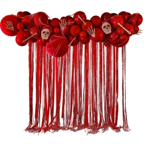 Bad Blood Red Halloween Balloon Arch Kit - Pack of 70