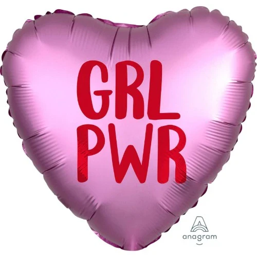 Girl Power Satin Infused Balloon - 45cm