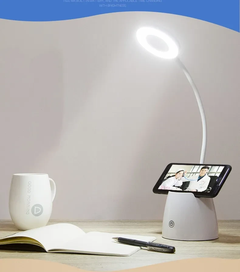 led folding eye protection table lamp