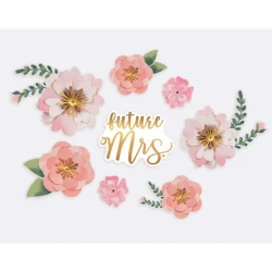 Floral Backdrop Wall Decorating Kit - Mint to Be