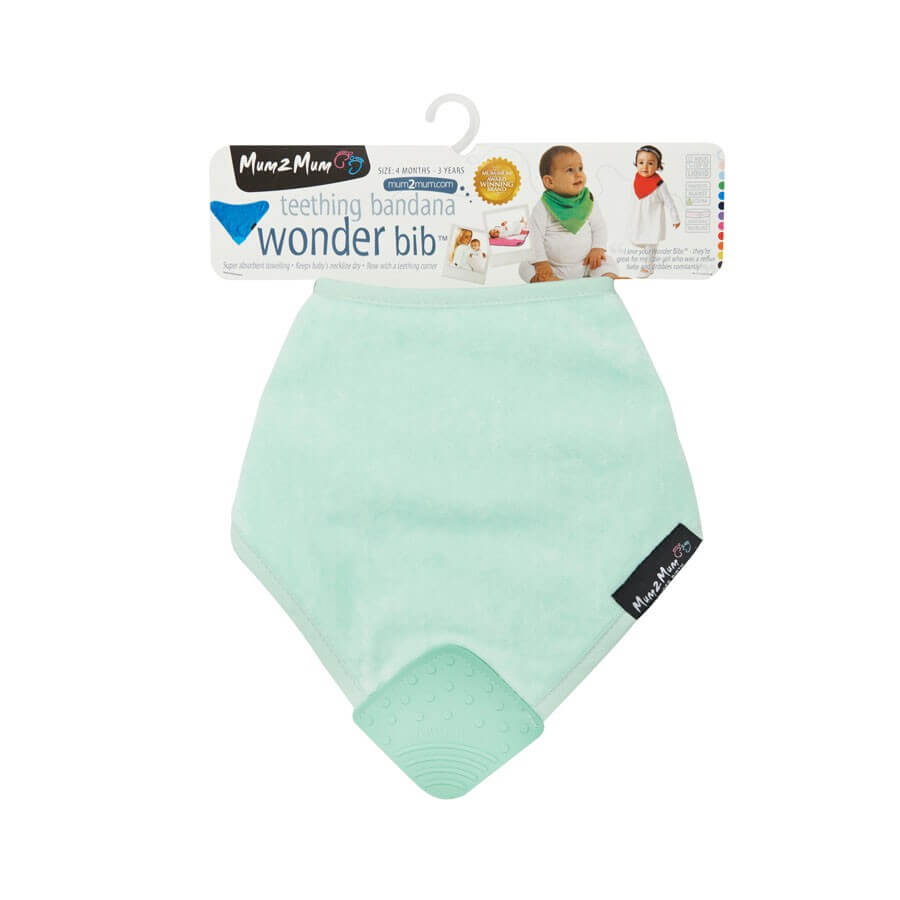 Teething Bandana Bib | 4 Months to 3 Years | Mint