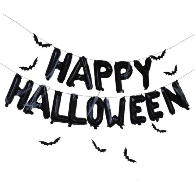 Fright Night Balloon Bunting - Pack of 23