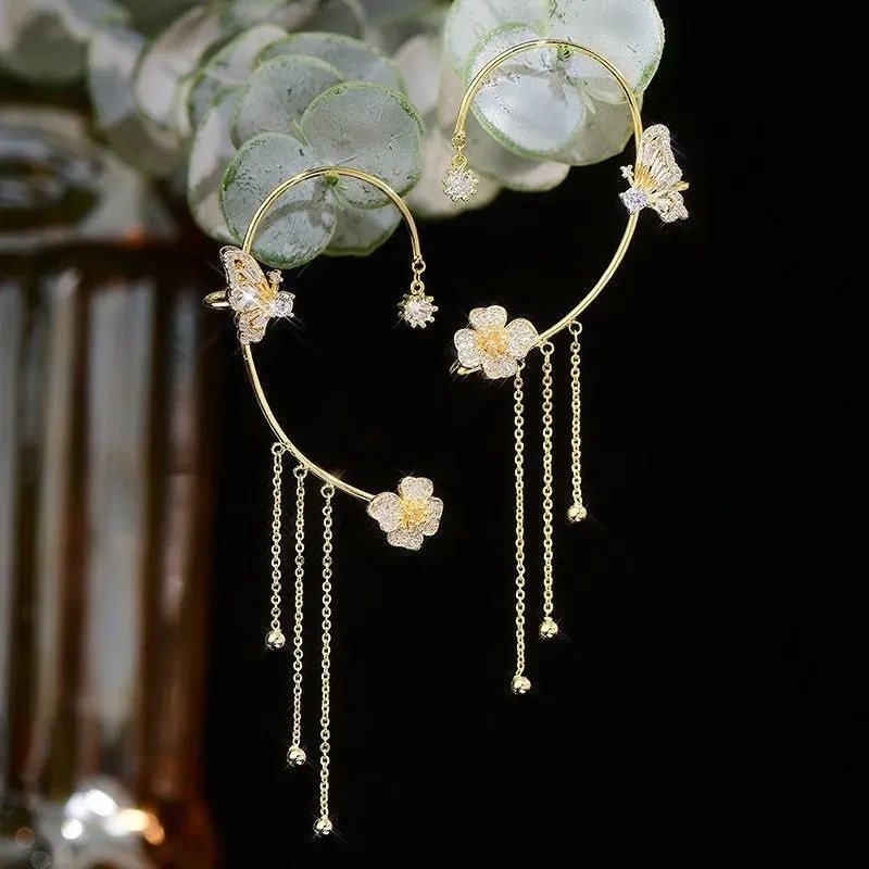✨Butterfly tassel style earrings