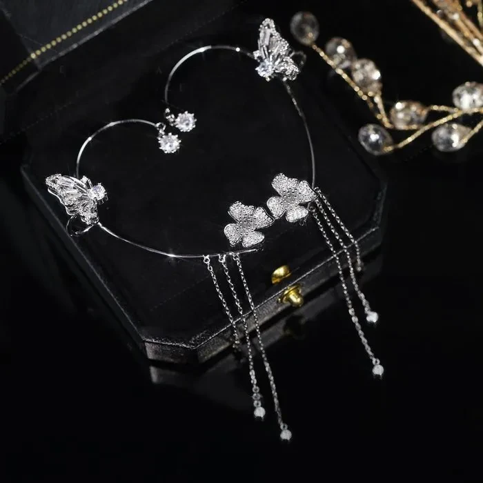 ✨Butterfly tassel style earrings