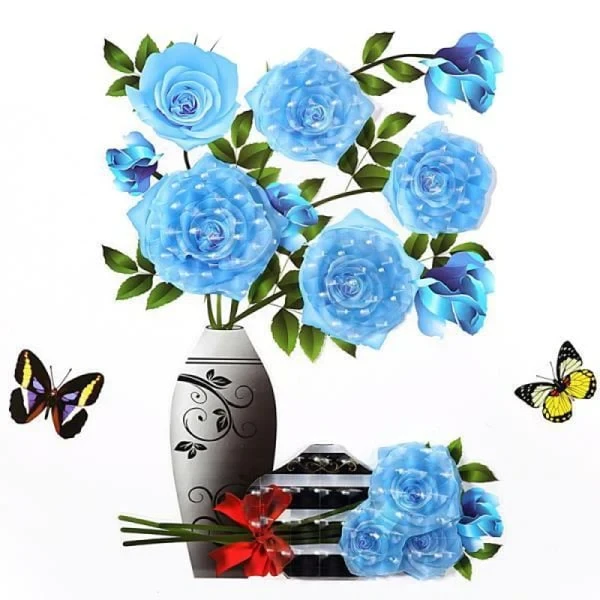 🌸3D Vase Sticker