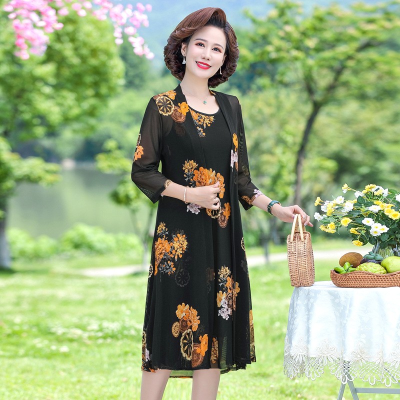 Women’s floral print Two Piece Dress