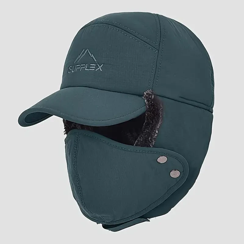 Men's Sporty Thermal Knit Hat  Durable Winter Cap
