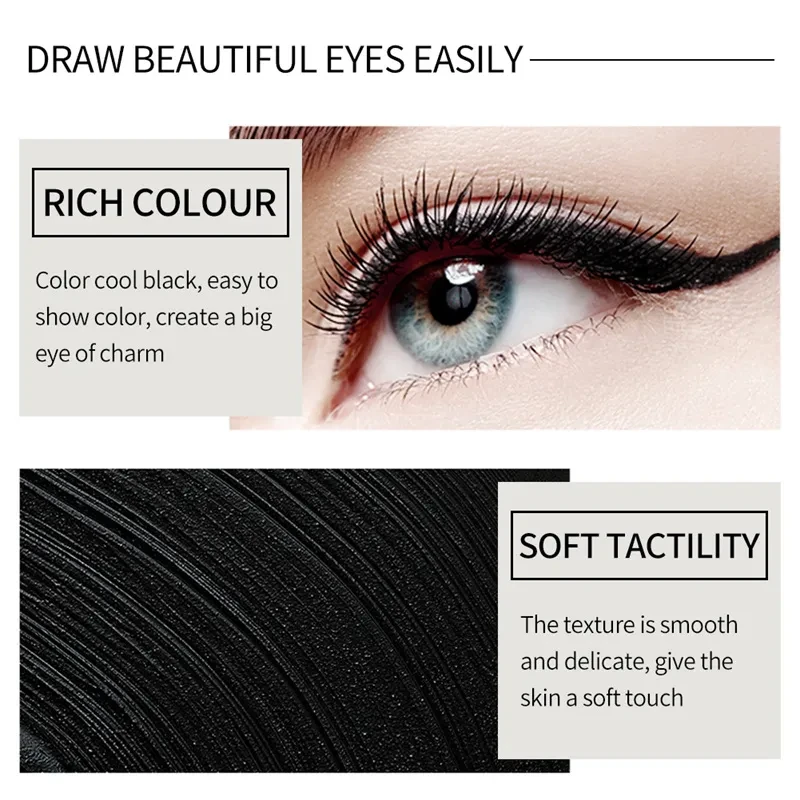 Waterproof Black Eyeliner Liquid