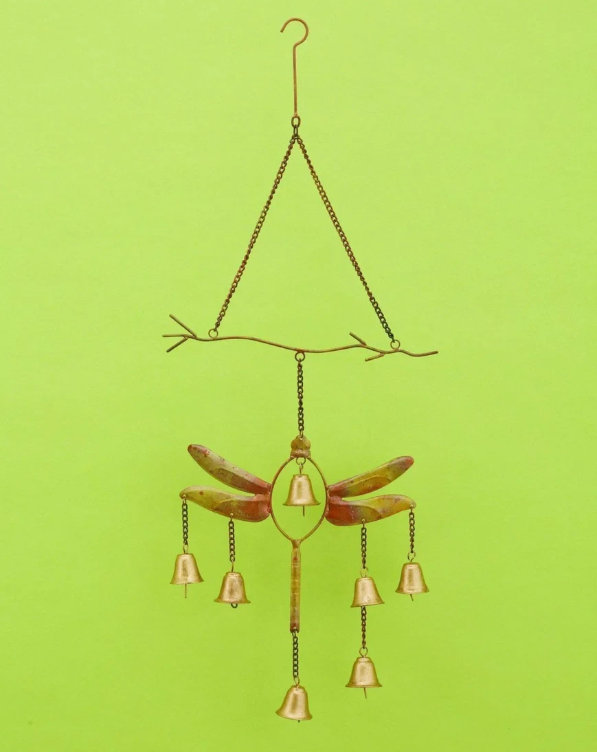 Dragonfly with Bells Wind Chime