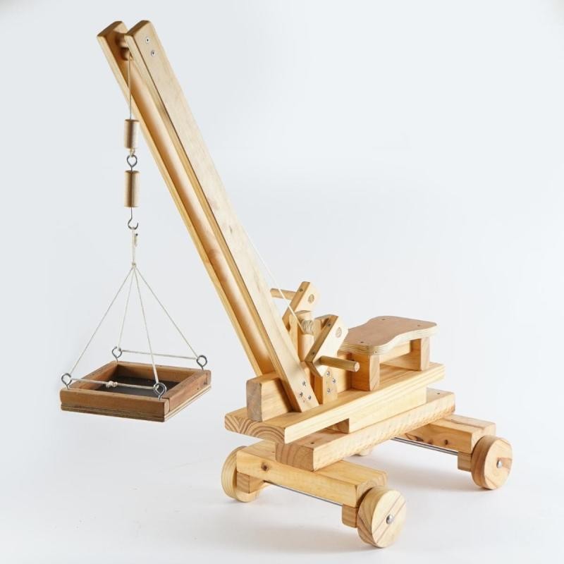 Ride-On Crane Wooden๐๏ธ๐ฟ๐ณ๐ฟ