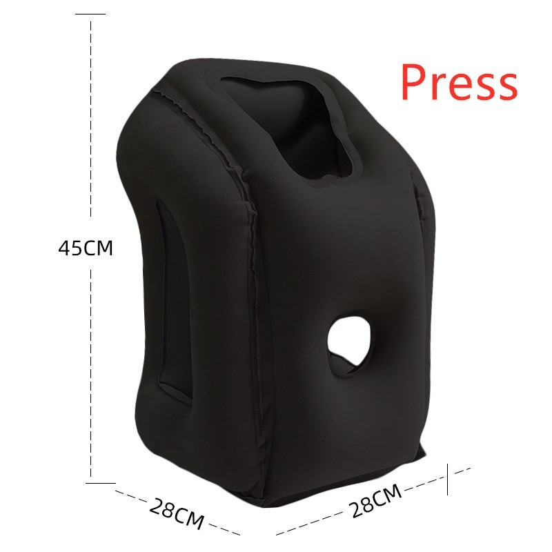 The Ultimate Inflatable Travel Pillow for 360 Neck, Chin, and Head Support