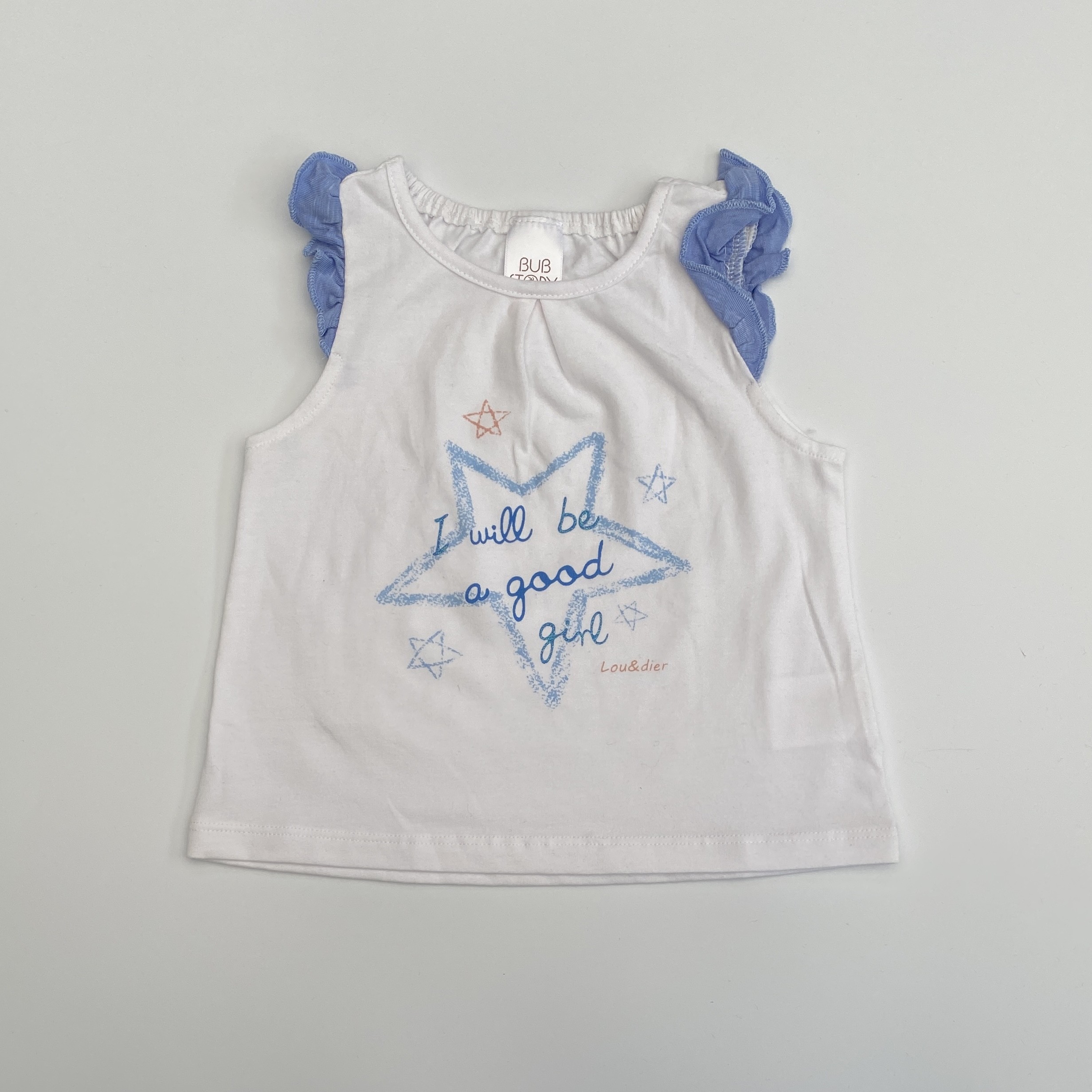 Bloomers with Suspenders and T-Shirt | Blue