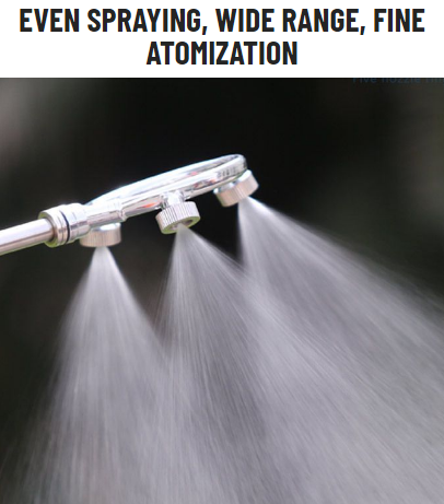 HIGH PRESSURE NOZZLE, EFFECTIVE FOR SPRAYING