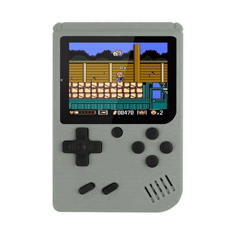 Retro Mini 8-Bit Handheld Game Console - 3.0 Inch Color LCD with 500 Built-in Games