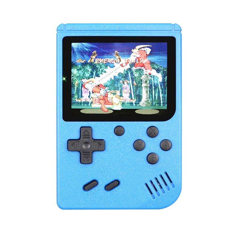 Retro Mini 8-Bit Handheld Game Console - 3.0 Inch Color LCD with 500 Built-in Games