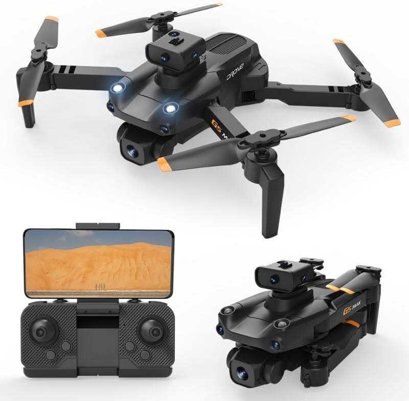 Drone, G5, 4K Dual Camera, Obstacle Avoidance. with 2 Batteries.