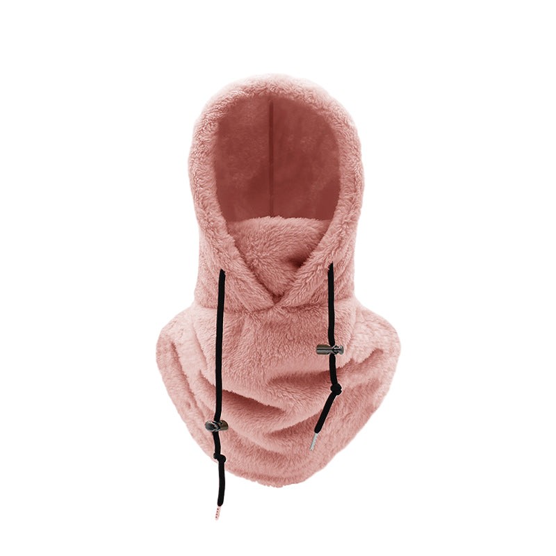 Winter Outdoor Sherp Hooded Sports Windproof Mask