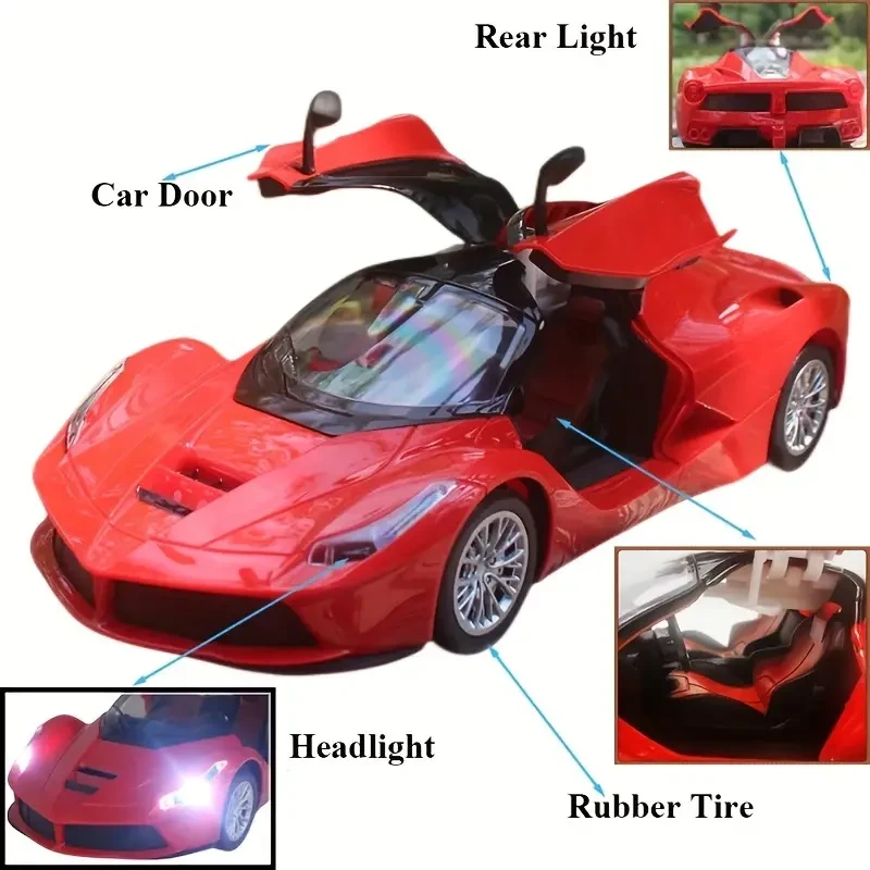 Electric RC Car Remote Control Cars, Machines On Radio Control Vehicle Toys For Boys Door Can Open Christmas Halloween Thanksgiving Gifts!