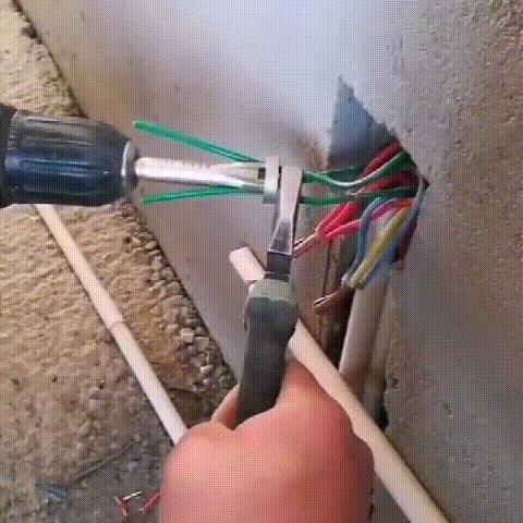 Wire Stripping And Twisting Tool