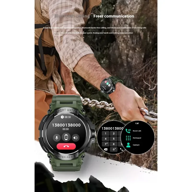 Smart Watch Bluetooth Calling Heart Rate Blood Pressure Blood Oxygen Sleep Monitoring