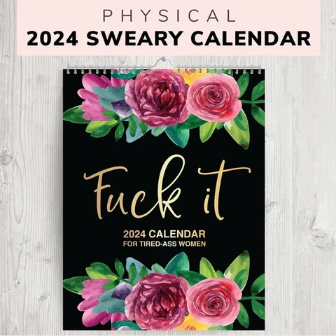 GiftTree AU Calendars🔥 Sale Ends This Week 2024: Fuck It or Fuck Me' Calendar for Tired-Ass Women