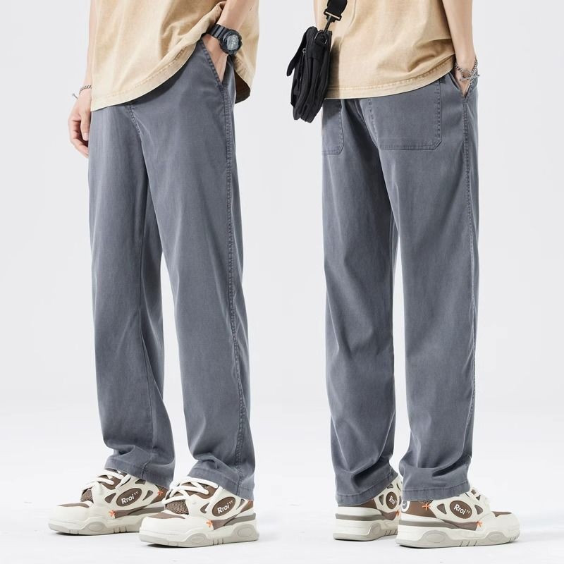 Men's Wide-Leg Denim Jeans
