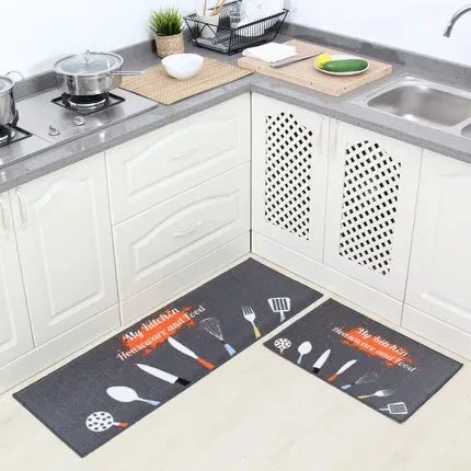 Household Water-absorbent And Oil-proof Anti-slip Mat Bath And Bathroom Foot Mat
