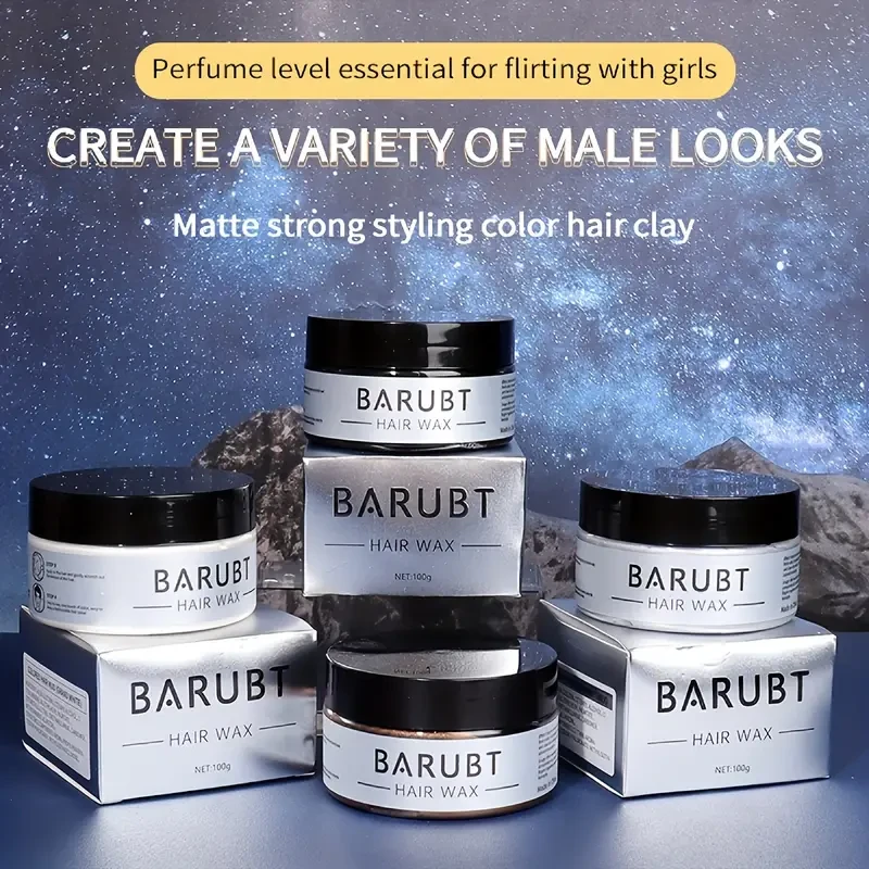 Temporary Hair Color Wax Strong Hold & Matte Finish