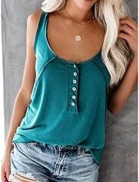 Blouse Solid Color Loose Camisole