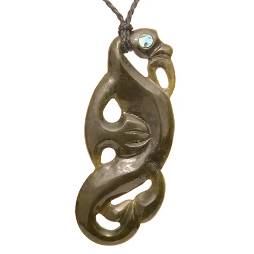 Large Jade Manaia Pendant Necklace