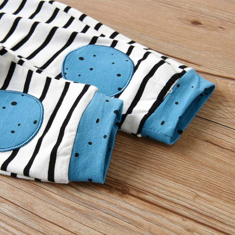 Kids' Long Sleeve Polka Dot Hooded Set