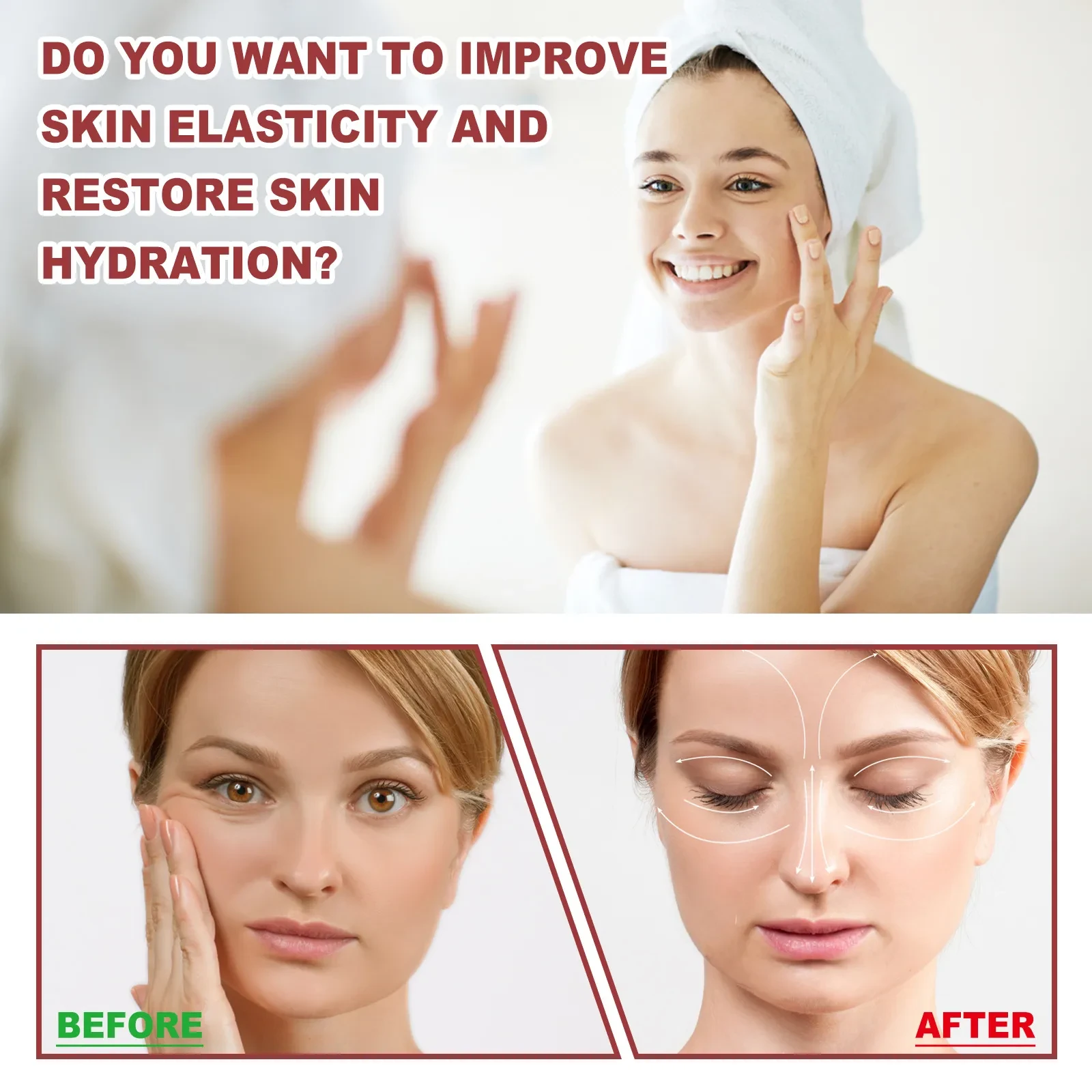 Collagen Film Fade Wrinkles Skin Plump Moisturizing