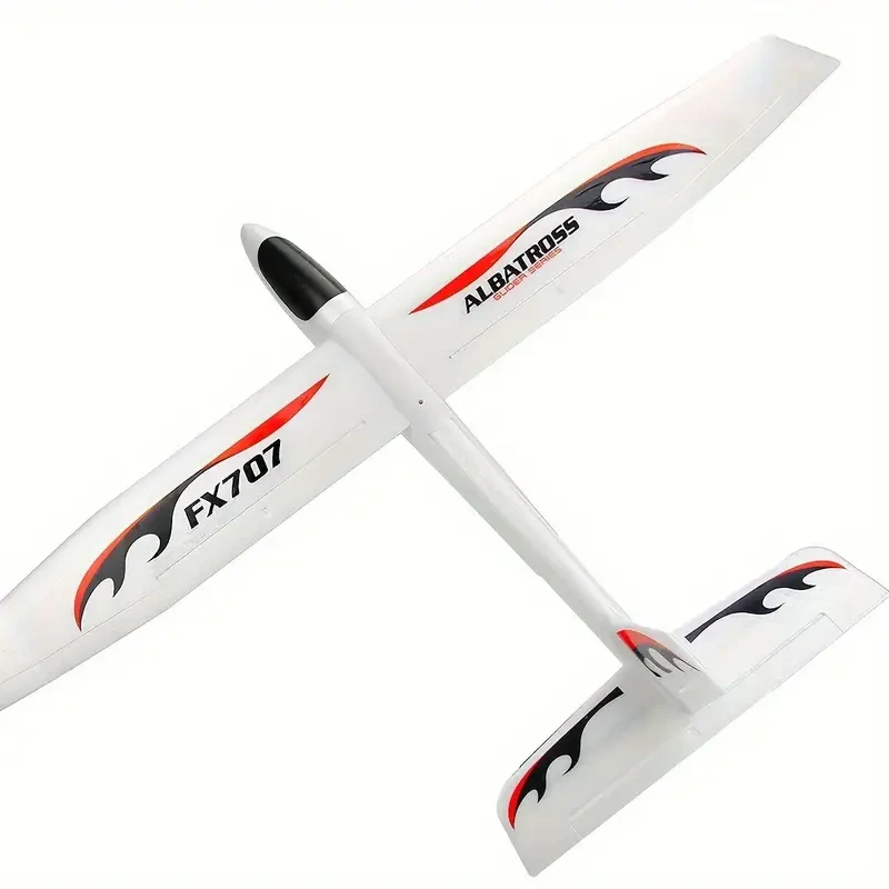FX707S Hand Launch Glider Plane - Soft Foam DIY Airplane Model for Halloween & Christmas Gifts