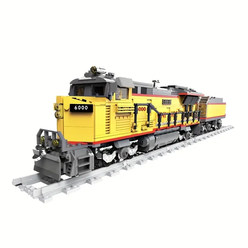 1162pcs Retro Train Building Blocks Set - Movable Model with Durable ABS Construction