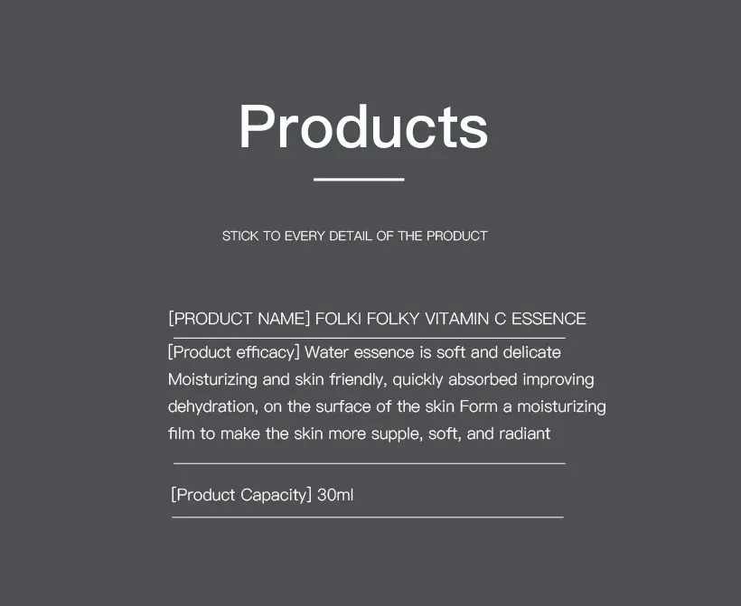 Vitamin C Facial Care Solution Skin