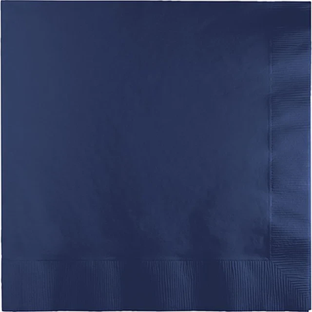 Navy Blue Lunch Napkins  (Pack of 50)