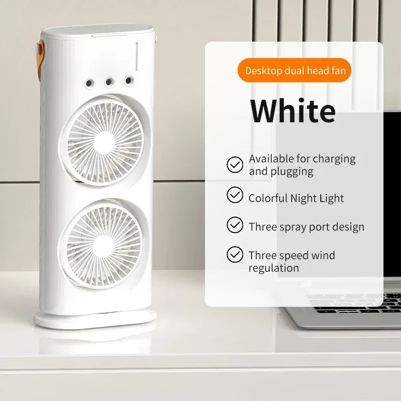 Double-ended Spray Fan Portable Humidifier