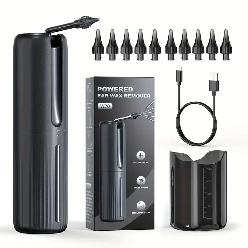 Electric Ear Irrigation Cleaner - Ear Wax Removal Tools Kit