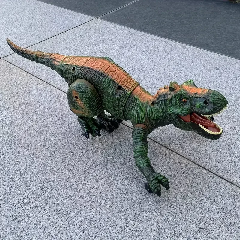 Remote Control Tyrannosaurus Rex Dinosaur Toy Glowing Spray