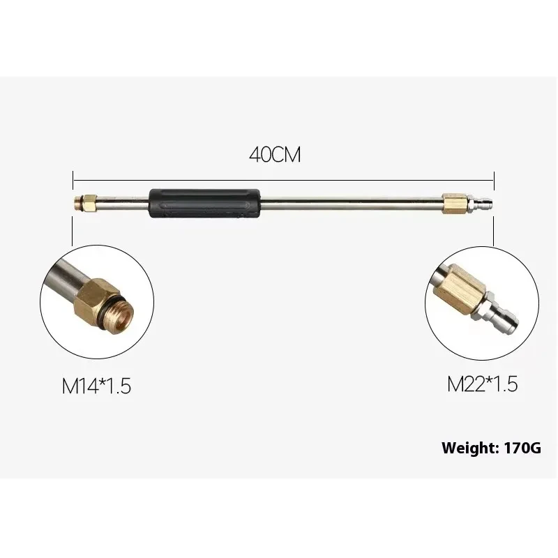 High-pressure Washing Machine Water Gun 7-piece Combination Accessories