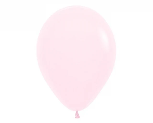 30cm Pastel Matte Pink Latex Balloons100pk - Pack of 100
