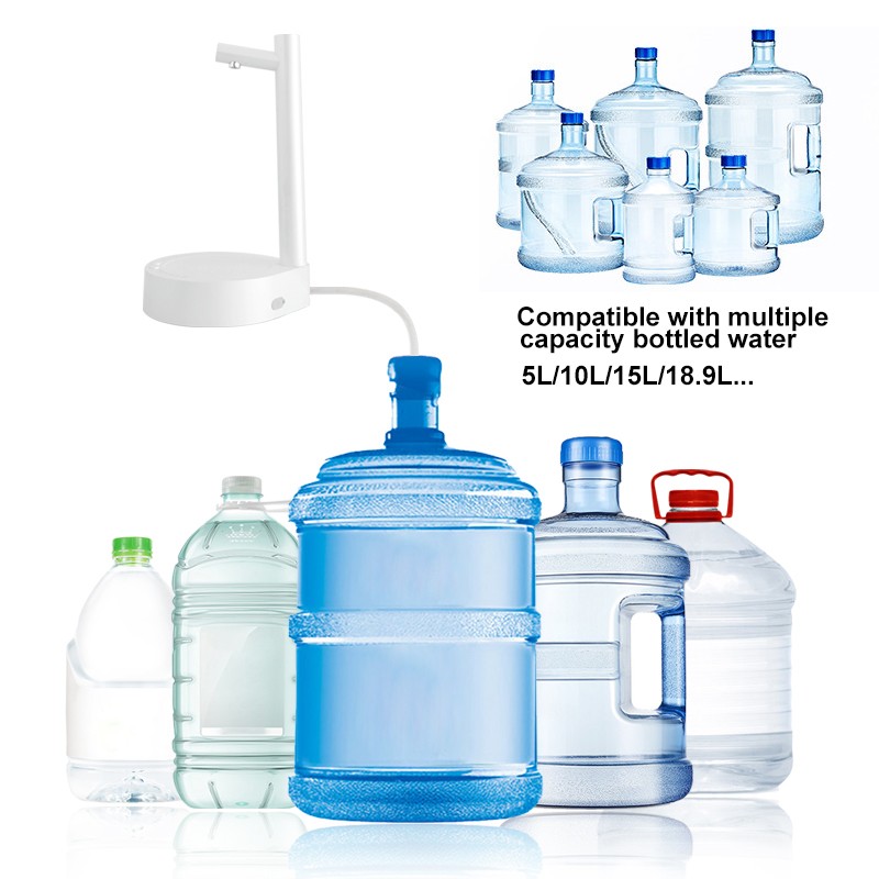 Desk Dispenser Electric Water Gallon - Automatic, Rechargeable Water Bottle Dispenser