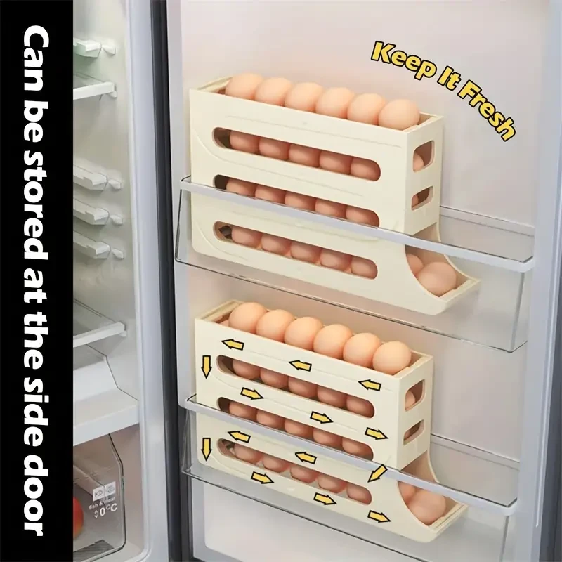 Smart Refrigerator Egg Organizer