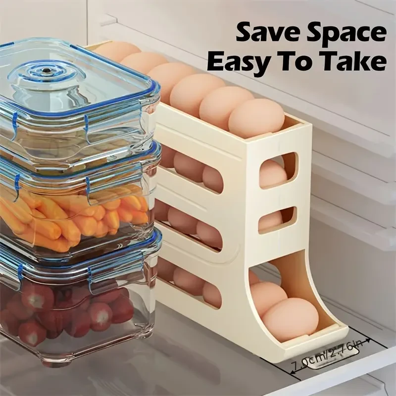 Smart Refrigerator Egg Organizer