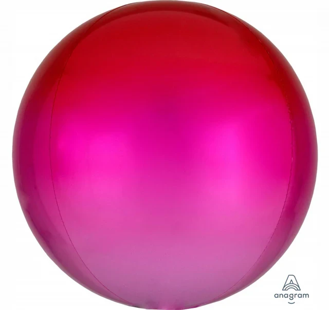 Balloon - Orbz Xl Red & Pink Ombre