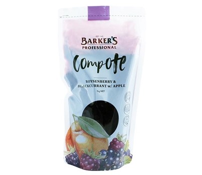 COMPOTE BOYSENBERRY & BLACK CURRENT APPLE 1KG(BARKERS 76704)