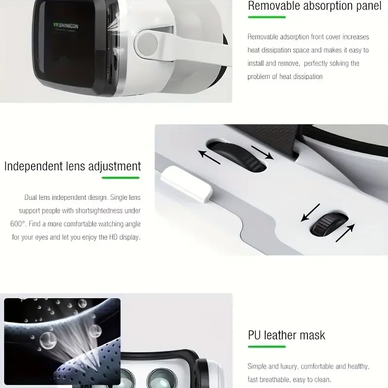 New Virtual Reality 3D Glasses Device