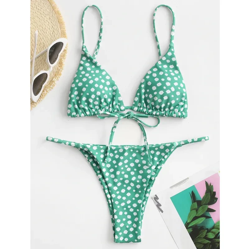 Floral Breeze Push-Up Bikini Set