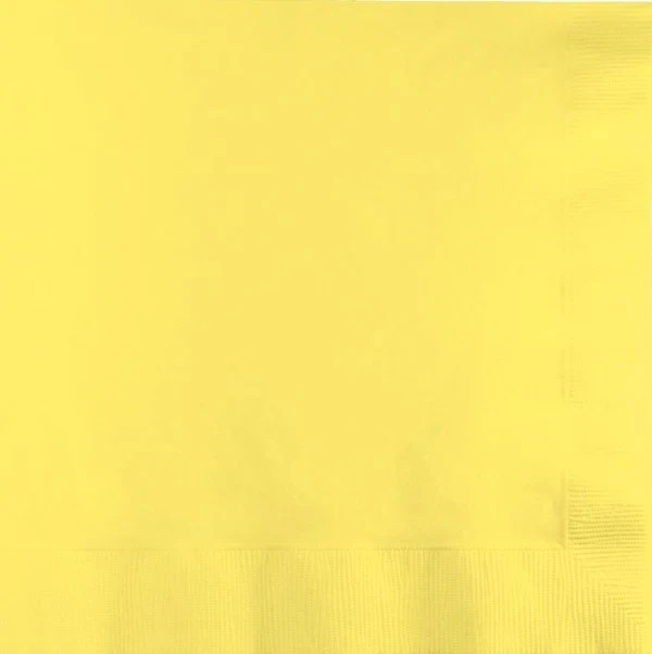 Mimosa Yellow Luncheon Napkins - Pack of 50