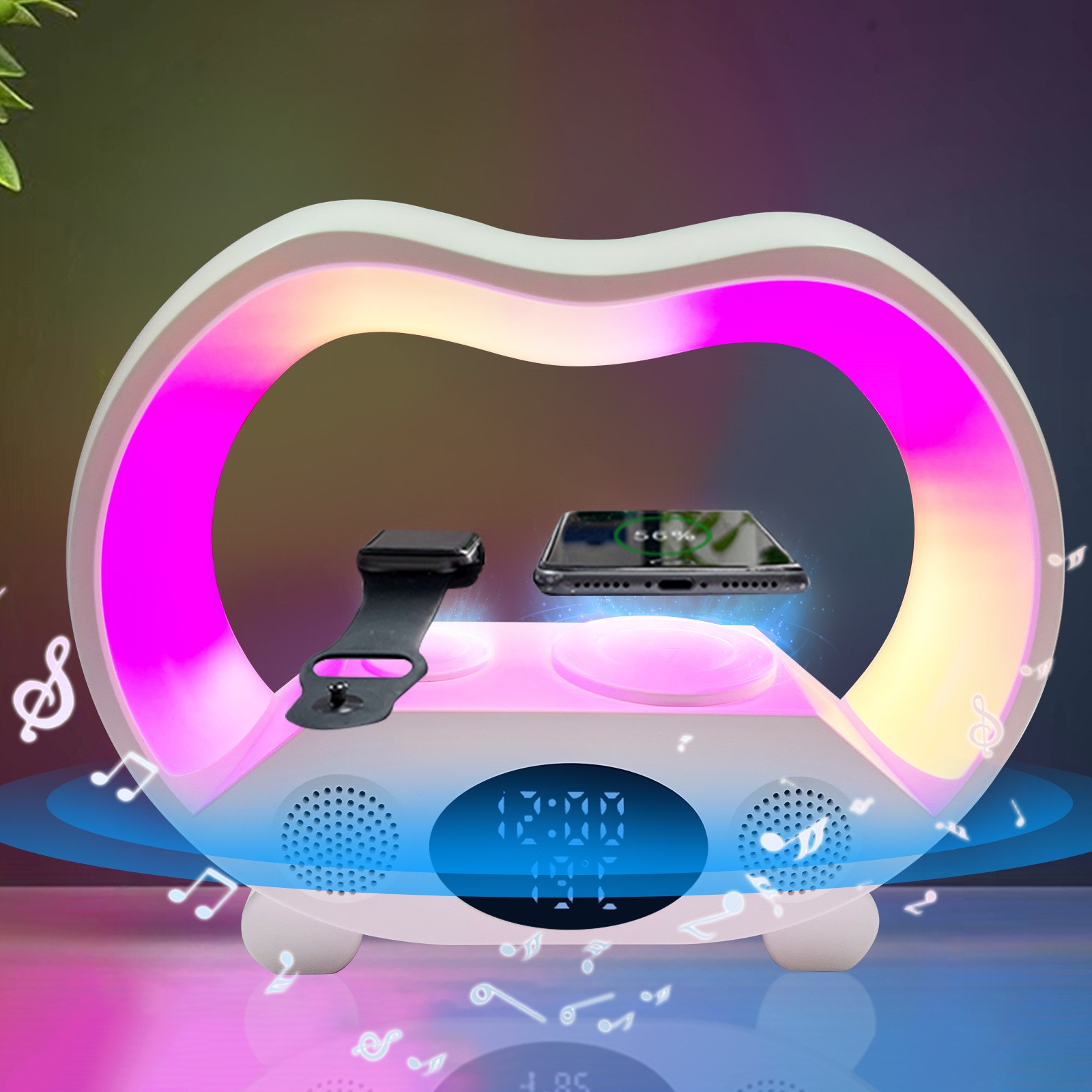 Remote Control Bluetooth Ambience Intelligent LED Table Lamp